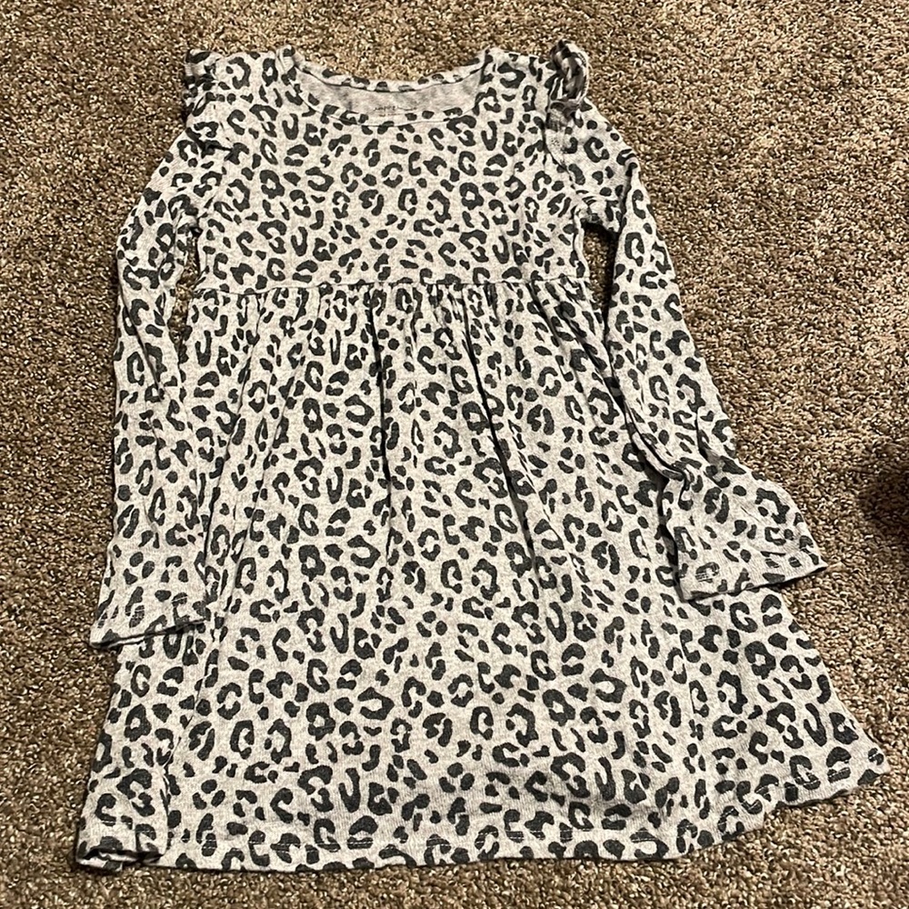 Jumping Beans 4T Gray and Black Dress